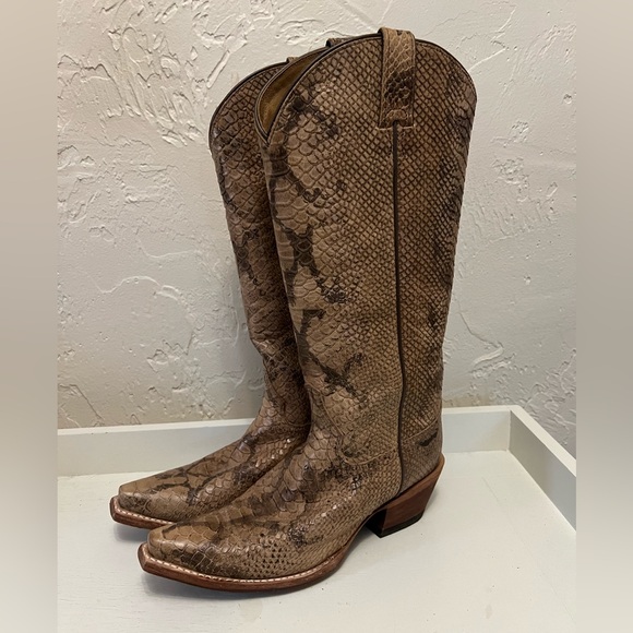 Ladies Python Western Cowgirl Boots Idyllwind By Miranda Lambert Size 8 - Picture 2 of 10